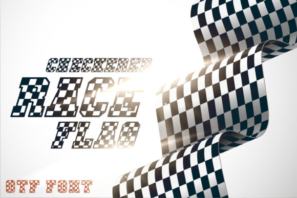 Checkered Race: A Bold Typeface for High-Speed Design