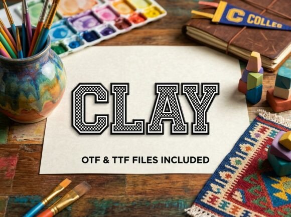 Clay: A Decorative Typeface for Bold Branding