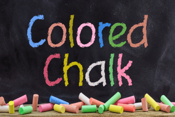 Colored Chalk: Capturing Authentic Handwritten Style