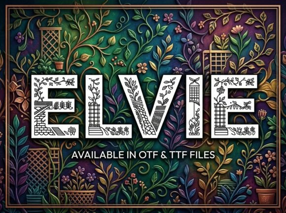 Elvie: A Display Typeface That Commands Attention