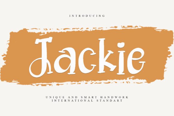Jackie: A Unique and Elegant Font for Your Creative Vision