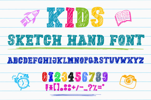Kids Sketch Hand: The Playful Typeface for Authentic Designs
