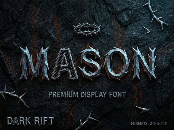 Mason: The Blackletter Typeface Forged in Shadow