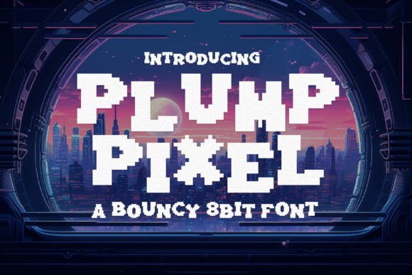 Plump Pixel: The Charming Retro Font for Modern Designers