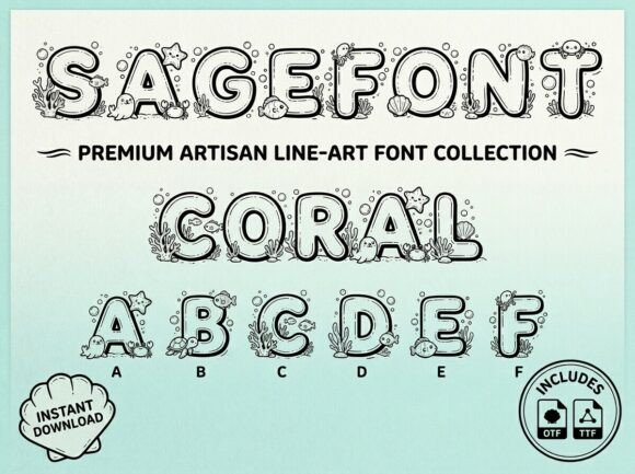 Sagefont: Dive into Playful Oceanic Typography