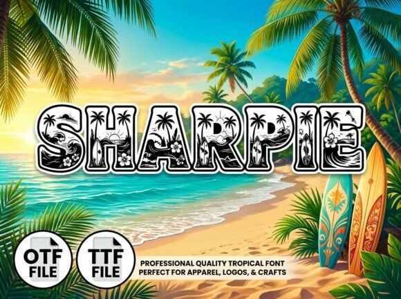 Sharpie: A Typeface That Commands Attention in Every Letter