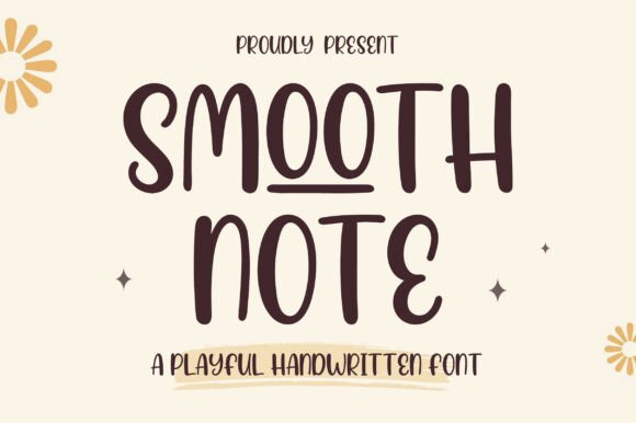 Smooth Note: A Font That Feels Like a Friendly Conversation