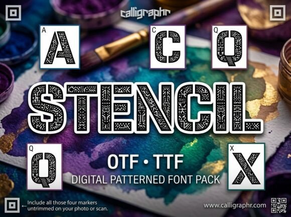 Stencil: Industrial Geometry Meets Digital Depth
