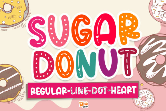 Sugar Donut: A Playful Typeface for Joyful Design