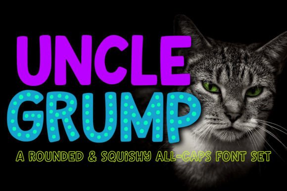 Uncle Grump: The Bold, Rounded Font for Playful Branding