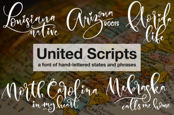 United Scripts: A Hand-Lettered Typeface for State Pride