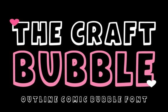Unlock Playful Design with The Craft Bubble Font
