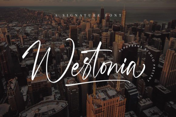 Westonia: A Signature Font for Authentic Design